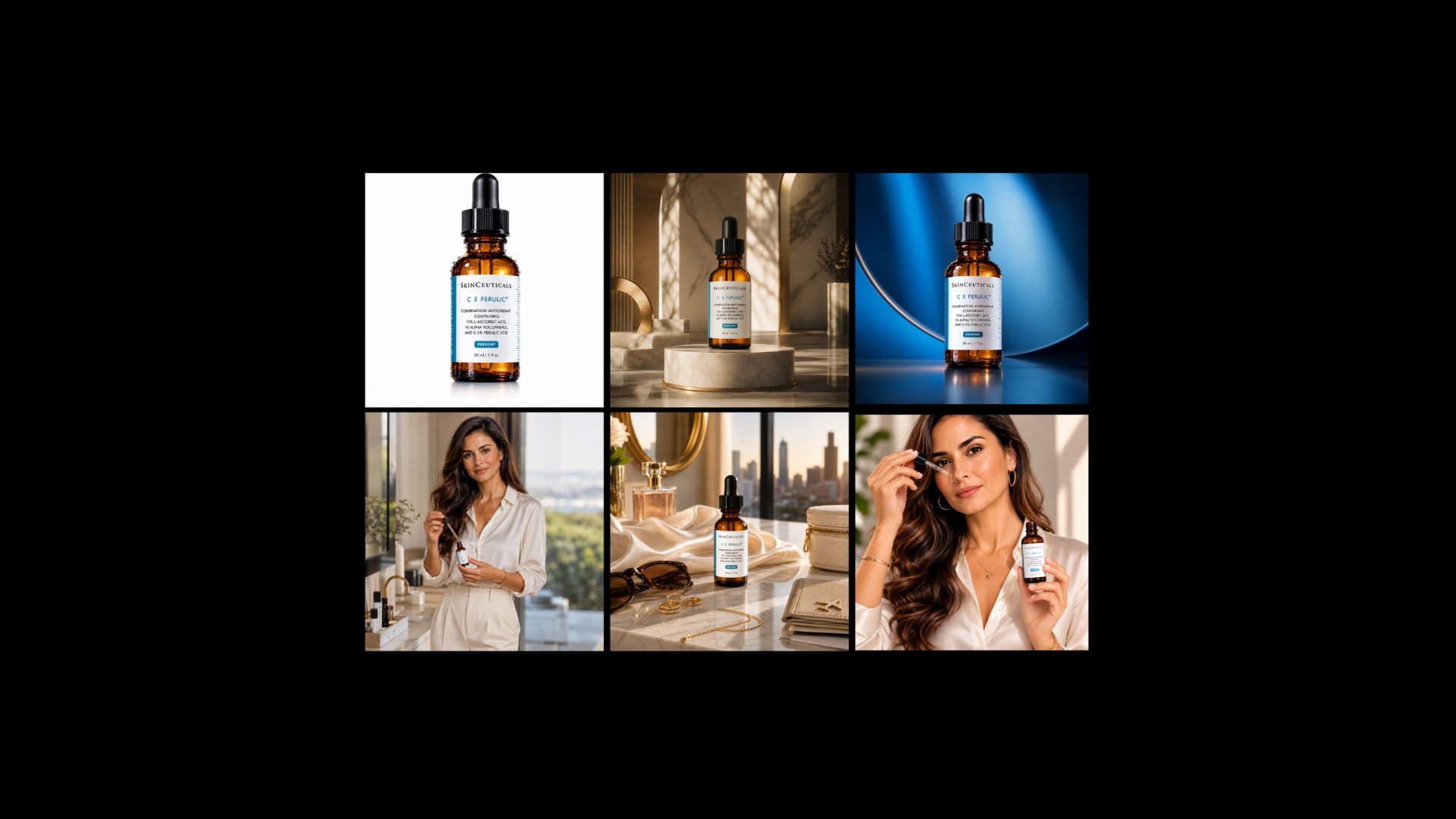 Skincare product photography
